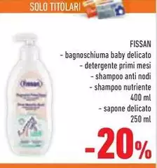 Fissan - Bagnoschiuma Baby Delicato Fissan - Bagnoschiuma Baby Delicato
