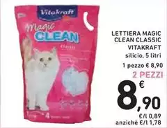 Vitakraft - Lettiera Magic Clean Classic Vitakraft - Lettiera Magic Clean Classic