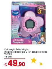 Kidi Magic Galaxy Light Magica Radiosveglia 9 In 1 Con Proiezine