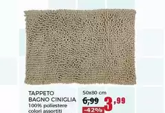 Tappeto Bagno Ciniglia Tappeto Bagno Ciniglia