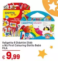 Giotto - Valigetta 6 Dido O My First Colouring  Bebè Fila