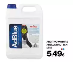 Rhütten - Additivo Motore Adblue Rhütten - Additivo Motore Adblue