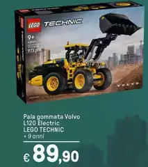 Lego - Pala Gommata Volvo L'120 Electric Lego - Pala Gommata Volvo L'120 Electric