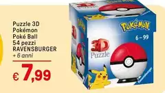 Ravensburger - Puzzle 3d Pokémon Poké Ball Ravensburger - Puzzle 3d Pokémon Poké Ball