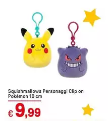 Squishmallows - Personaggi Clip On Squishmallows - Personaggi Clip On
