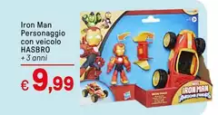 Hasbro - Iron Man Personaggio Con Veicolo Hasbro - Iron Man Personaggio Con Veicolo