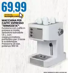 Macchina Per Caffè Espresso "termozeta" Macchina Per Caffè Espresso "termozeta"