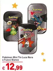 Pokémon - Mini Tin Luce Nera O Fuoco Bianco Pokémon - Mini Tin Luce Nera O Fuoco Bianco