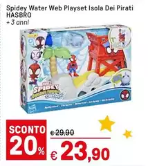 Hasbro - Spidey Water Web Playset Isola Dei Pirati Hasbro - Spidey Water Web Playset Isola Dei Pirati