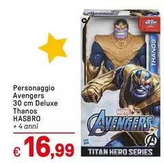 Hasbro - Personaggio Avengers 30 Cm Deluxe Thanos Hasbro - Personaggio Avengers 30 Cm Deluxe Thanos