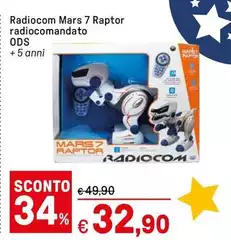 Mars - Radiocom  7 Raptor Radiocomandato Ods