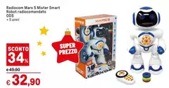 Mars - Radiocom  5 Mister Smart Robot Radiocomandato