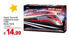 Re.el toys - Super Treno Av A Batterie Scala
