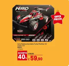 Nikko - Auto Radiocomandata Turbo Panther X2
