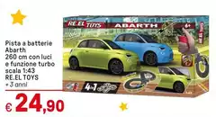 Re.el toys - Pista A Batterie Aarth 260 Cm Con Luci E Funzione Turbo