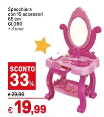 Globo - Specchiera Con 15 Accessori Globo - Specchiera Con 15 Accessori