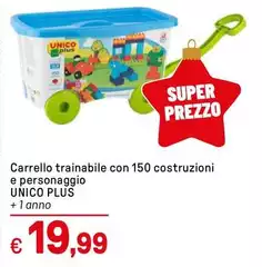 Carrello Trainabile Con 150 Costruzioni E Personaggio