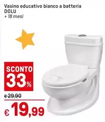 Vasino Educativo Bianco A Batteria Vasino Educativo Bianco A Batteria