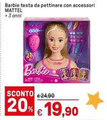 Mattel - Barbie Testa Da Pettinare Con Accessori Mattel - Barbie Testa Da Pettinare Con Accessori