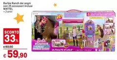 Mattel - Barbie Ranch Dei Sogni Con 25 Accessori Inclusi Mattel - Barbie Ranch Dei Sogni Con 25 Accessori Inclusi