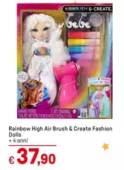 Rainbow - High Air Brush & Create Fashion Dolls Rainbow - High Air Brush & Create Fashion Dolls