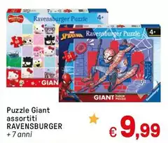 Ravensburger - Puzzle Giant Assortiti Ravensburger - Puzzle Giant Assortiti