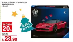 Ferrari - Puzzle 3D Sf90 Stradale Ferrari - Puzzle 3D Sf90 Stradale