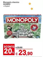 Hasbro - Monopoly Classico