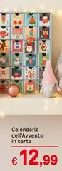 Calendario Dell'avvento In Carta Calendario Dell'avvento In Carta