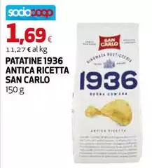 San Carlo - Patatine 1936 Antica Ricetta San Carlo - Patatine 1936 Antica Ricetta