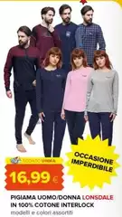 Lonsdale - Pigiama Uomo/Donna Lonsdale - Pigiama Uomo/Donna