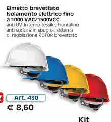 Elmetto Brevettato Isolamento Elettrico Elmetto Brevettato Isolamento Elettrico