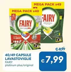 Fairy - 40/49 Capsule Lavastoviglie