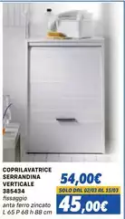 Solo - Coprilavatrice Serrandina Verticale 38534 Solo - Coprilavatrice Serrandina Verticale 38534