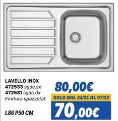 Solo - Lavello Inox 472533 Sgoc.sx
