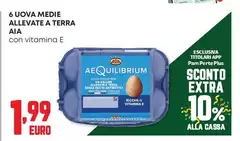 Aia - 6 Uova Medie Allevate A Terra Aia - 6 Uova Medie Allevate A Terra