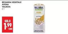 Valsoia - Bevanda Vegetale Avena Valsoia - Bevanda Vegetale Avena