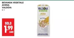 Valsoia - Bevanda Vegetale Avena Valsoia - Bevanda Vegetale Avena