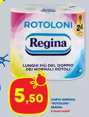 Regina - Carta Igienica "Rotoloni" Regina - Carta Igienica "Rotoloni"