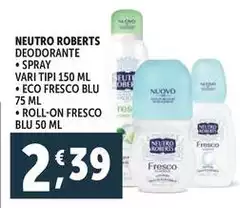 Neutro Roberts - Deodorante Spray Neutro Roberts - Deodorante Spray