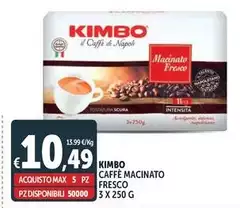 Kimbo - Caffè Macinato Fresco