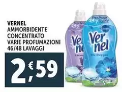 Vernel - Ammorbidente Concentrato Varie Profumazioni