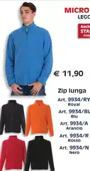 Micro Pile Leggero Zip Lunga