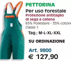 Pettorina Per Uso Forestale