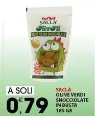 Saclà - Olive Verdi Snocciolate Saclà - Olive Verdi Snocciolate