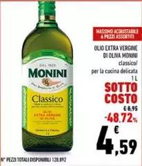 Monini - Olio Extra Vergine Di Oliva Monini - Olio Extra Vergine Di Oliva