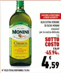 Monini - Olio Extra Vergine Di Oliva Monini - Olio Extra Vergine Di Oliva