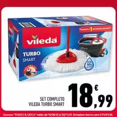 Vileda - Set Completo Turbo Smart Vileda - Set Completo Turbo Smart