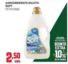 Soft - Ammorbidente Diluito Soft - Ammorbidente Diluito