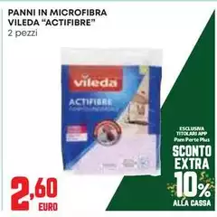 Vileda - Panni In Microfibra "Actifibre" Vileda - Panni In Microfibra "Actifibre"